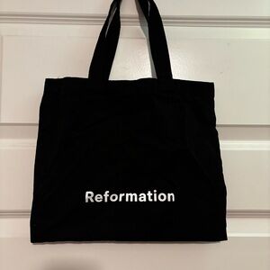 Reformation Classic Black Tote